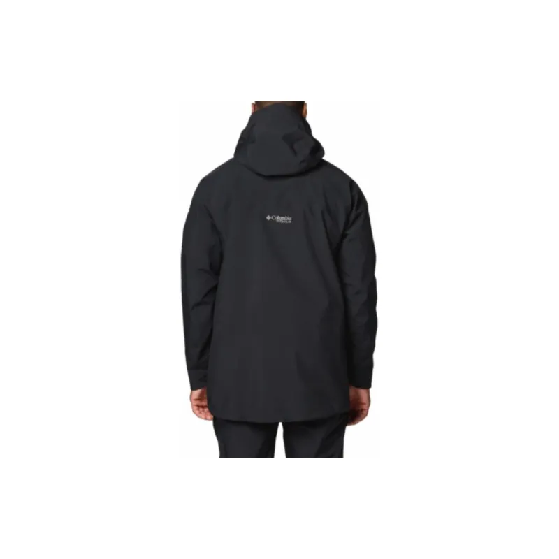 Columbia Platinum Peak Waterproof And Breathable Windbreaker Jacket Men's Black-1