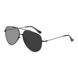 Black Frame with Gradient Gray Lens