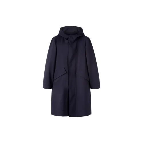 Loro Piana Coats Men Navy