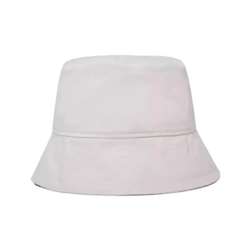 New Era Cotton Bucket Hats Unisex Gray White-1