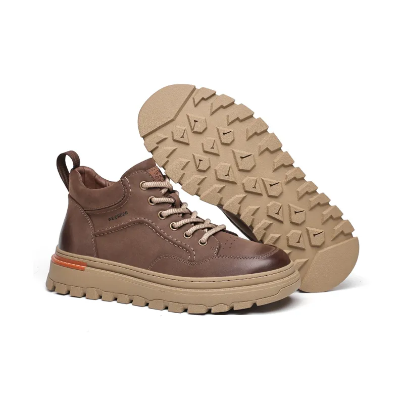 LUOGOKS Men's Casual Shoes Men High Top-19
