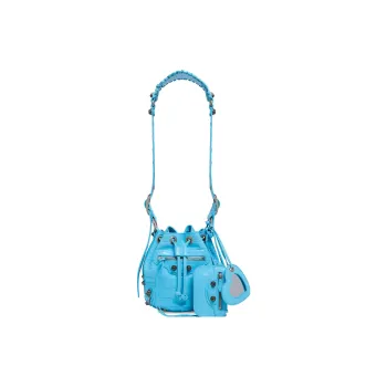 Balenciaga Le Cagole Xs Embossed Bucket Bag