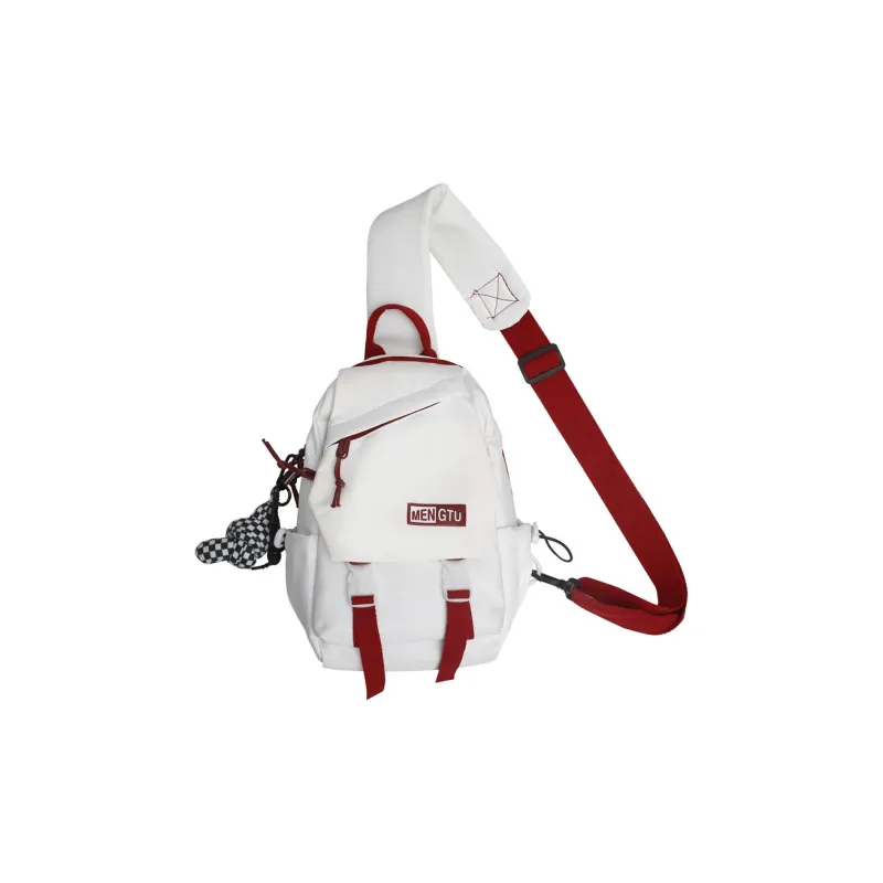 Techson Nylon Sling Bag Regular Unisex Blue/Red/Green/Black-12