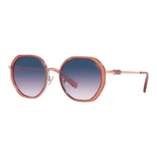 COACH Round Sunglasses Women's Pink