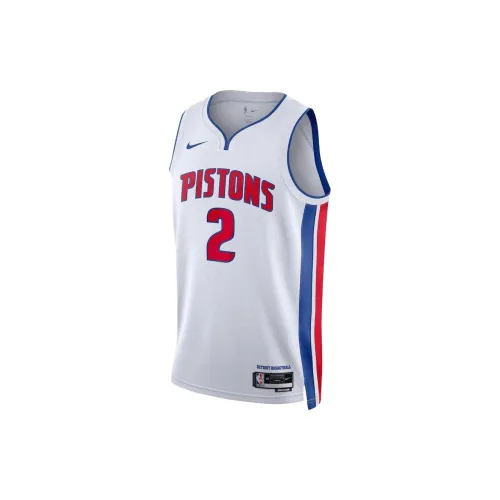 NBA Detroit Pistons Basketball Jerseys Unisex White