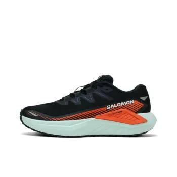 SALOMON Anti Slip Wear Resistant Low Top Training Running Shoes Men's Black Red