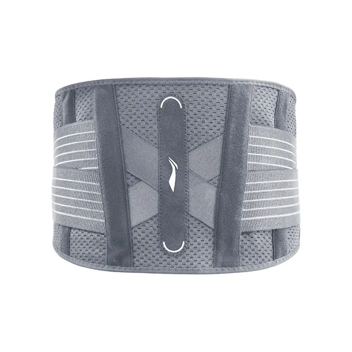 LiNing Back Support Braces Fitness Breathable Protective Compression Slip Resistant Polyester Elastane Unisex-5