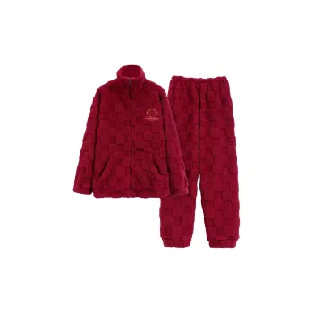 The Story Of The Flower Season Pajama Set Men's Red