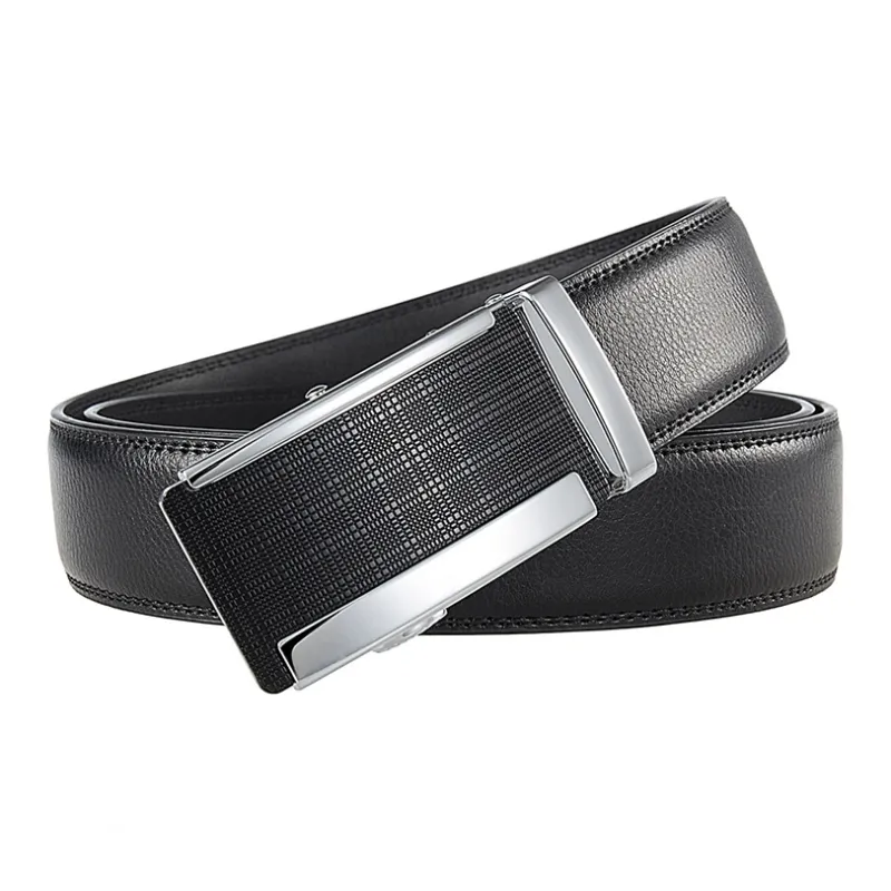 Yalu Preferred Cow Split Leather Belts Men's 3.5CM-1