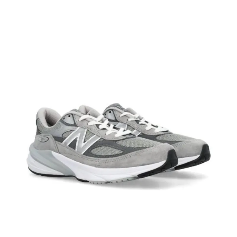 New Balance NB 990 V6 Anti Slip Wear Resistant Low Top Running Shoes Men's Gray-2