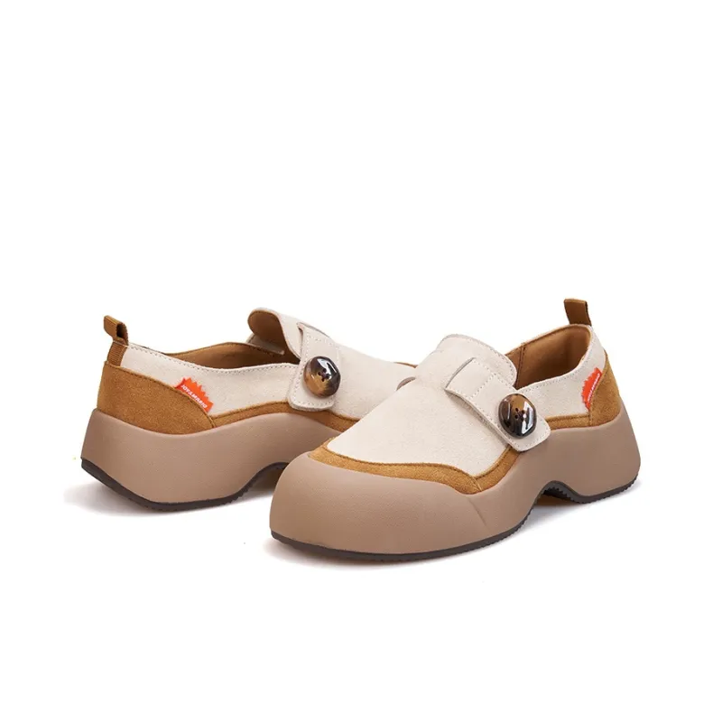 Joy&Mario Loafers Women's Camel/Purple-5