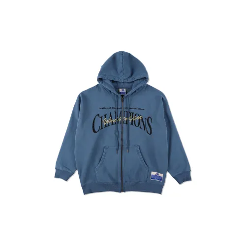 WIND AND SEA NBA Sweatshirts Unisex Marine Blue