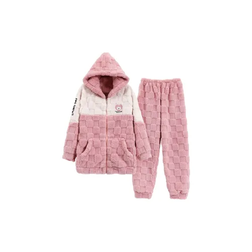The Story Of The Flower Season Pajama Set Women's Pink