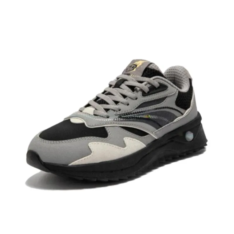 361° Life Collection Anti Slip Wear Resistant Low Top Chunky Sneakers Women's Black Gray-1