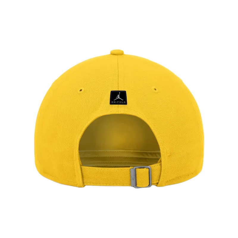 Jordan Michigan Wolverines On Field Club Men's Jordan Dri FIT College Adjustable Hat-1