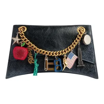 Balenciaga Crush Distressed Small Chain Bag