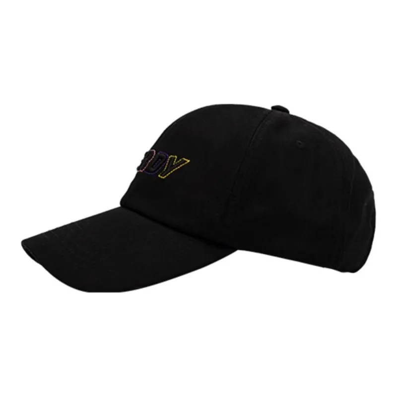 NERDY Cotton Baseball Caps Unisex White/Black-3