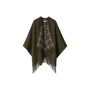 Burberry Wool Shawls Women's Lake Color