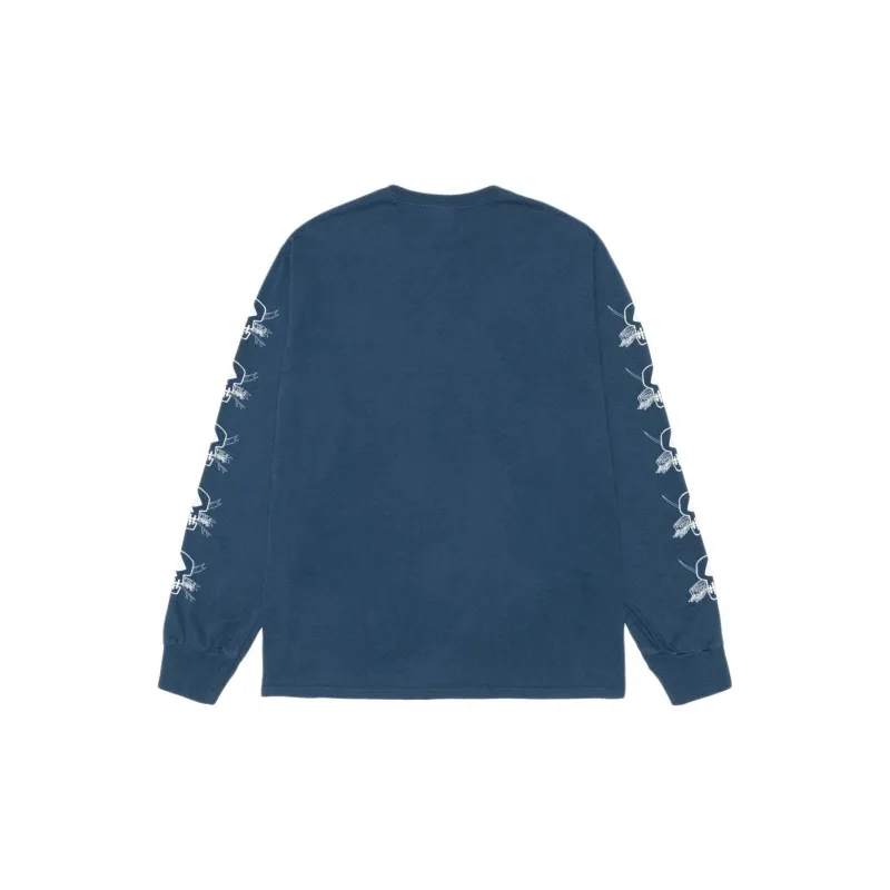 Stussy Foils L/S Pigment Dyed Tee-5