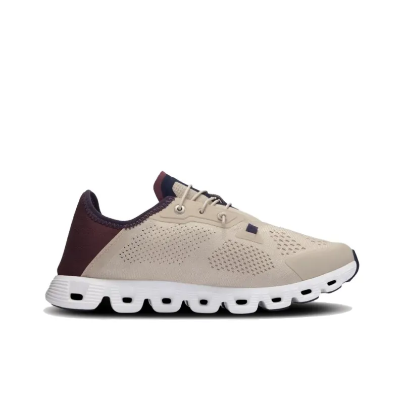 On Running Cloud 5 Coast Sand Mulberry Women's-1
