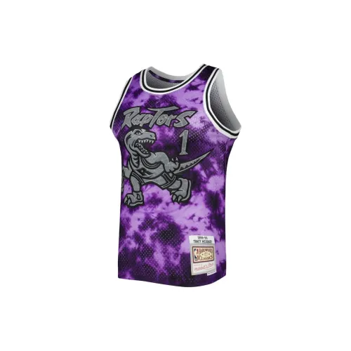 Mitchell Ness X NBA Toronto Raptors Basketball Jerseys Men Purple