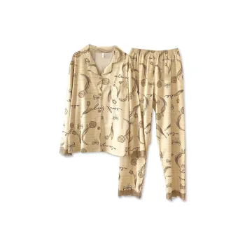 WANANNI Pajama Set Women's Ginger Yellow