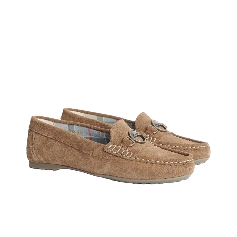 BARBOUR Anika Beanie Shoes Women's Brown-2