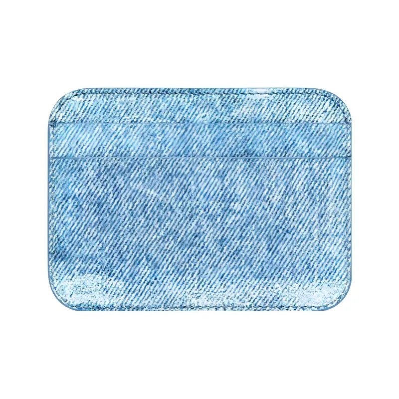 Balenciaga Cash Soft And Smooth Sheepskin Card Holder Card Holder Women's Blue-1