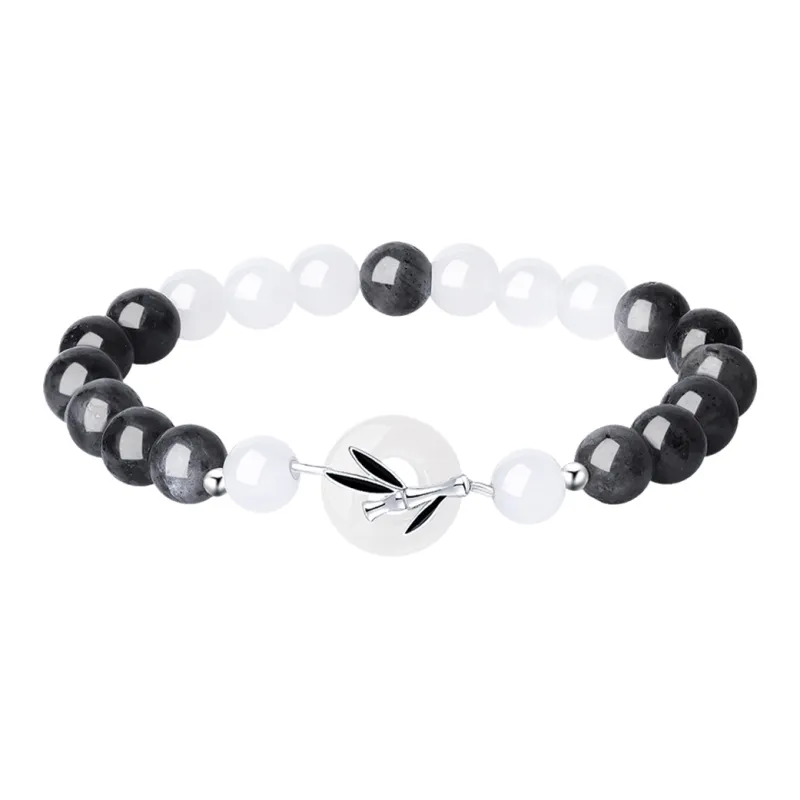 MAGICPOLE Chalcedony Jade Bracelets Unisex-0