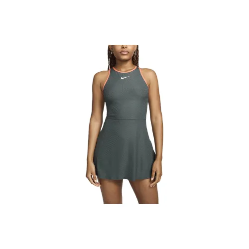 Nike Court Slam Sleeveless Dresses Women's Vintage Green