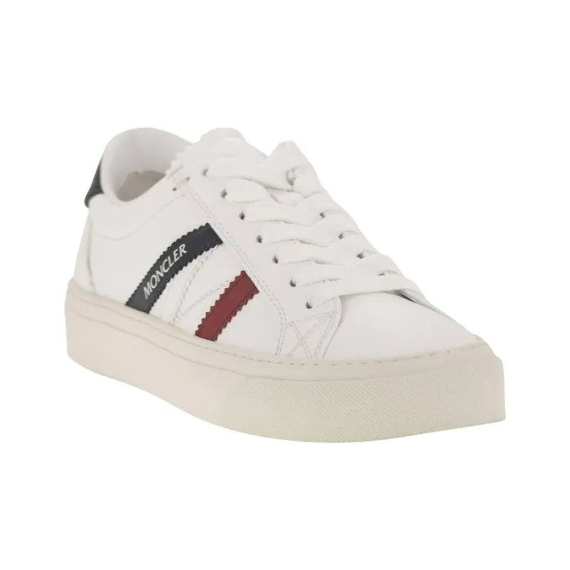 Moncler Monaco Low Top Skateboard Shoes Women's White-2