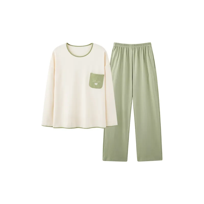 FOREVER 21 Pajama Set Women's Matcha-0