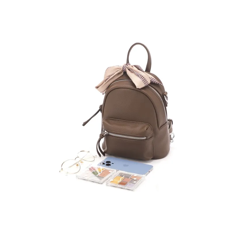 RED DRAGONFLY PU Backpack, Shoulder Bag, Handbag Regular Women's Black Apricot Camel-14