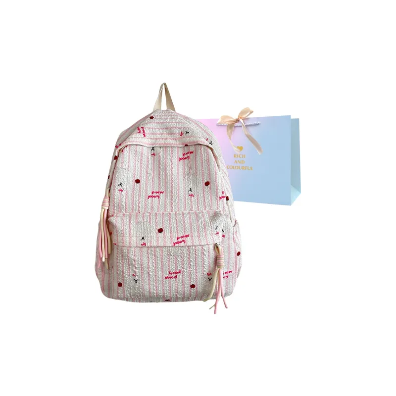 SUPERCUTE Nylon Backpack Regular Women's Multicolor-7