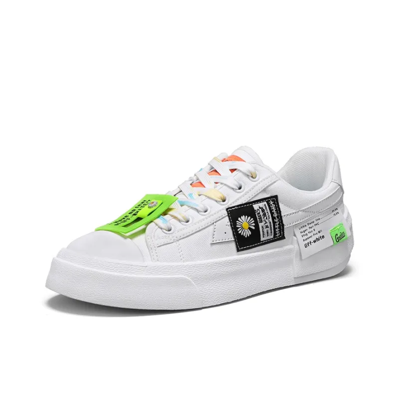Little Daisy Small Daisy Height Increasing Wear-Resistant Breathable Slip-Resistant Low-Top Skateboard Shoes Men's-10