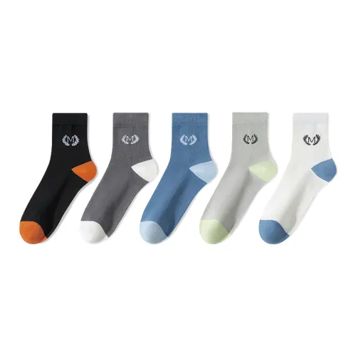 Lan Miao Mid Calf Socks Men's Combo Set