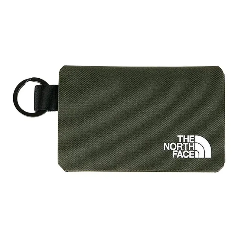 THE NORTH FACE Polyester Card Holder Card Holder Regular Unisex Nouveau Gray Green-0
