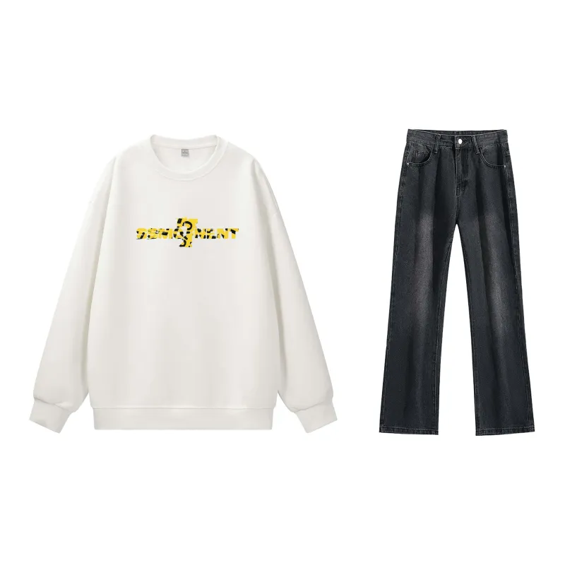 SUNSETMONENT Sweatshirt Set Unisex-16