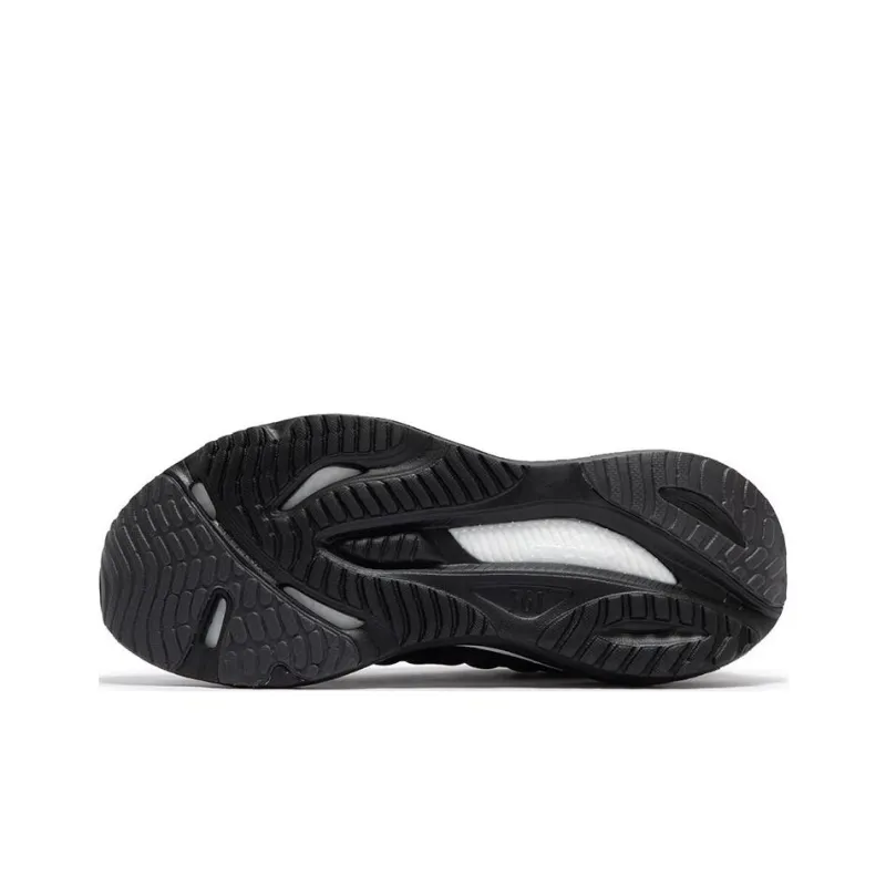 361° Red Flame 4 Slip-Resistant Cushioning Wear-Resistant Low-Top Casual Running Shoes Men's Black White-4