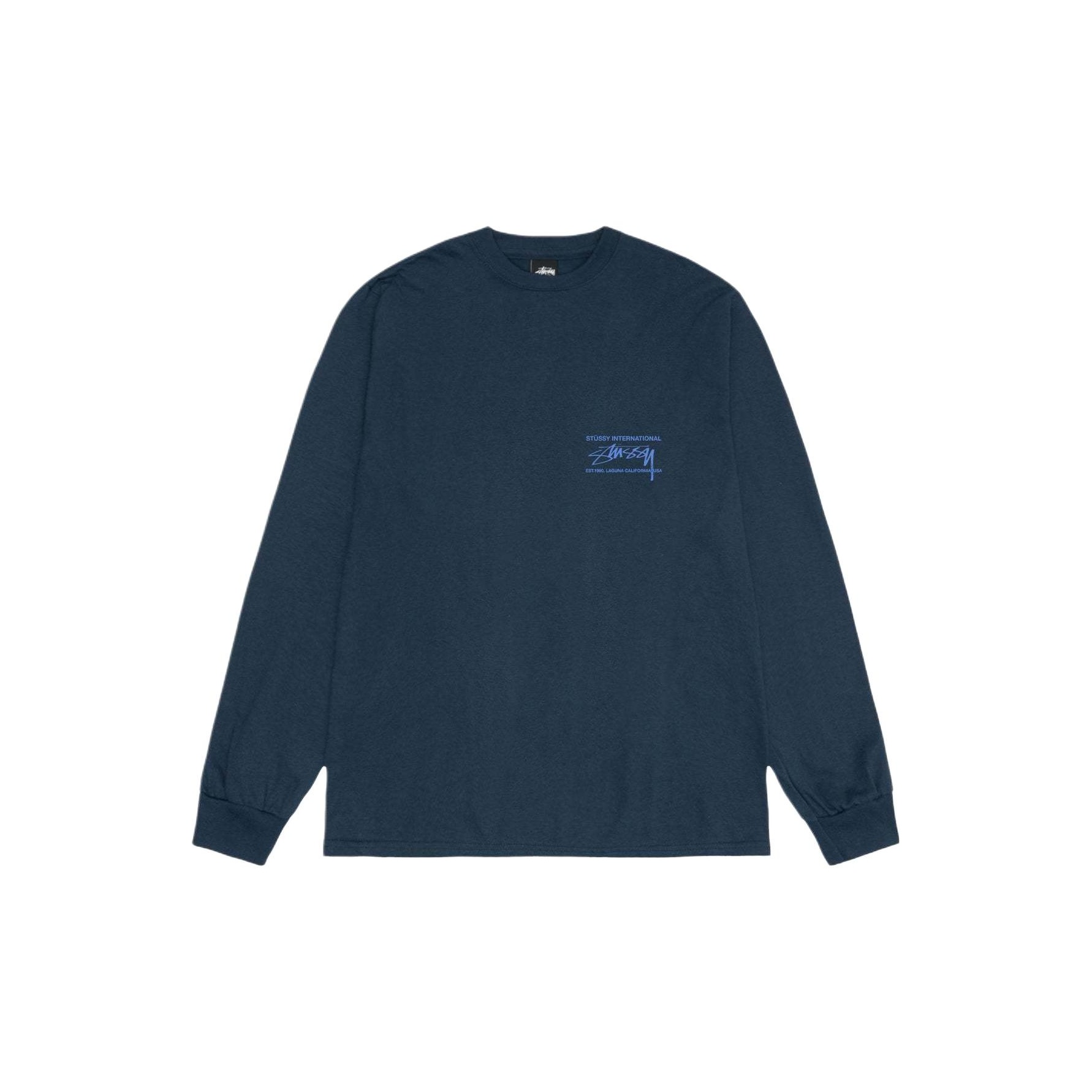 ★24SS 最新作★Stussy SMOOTH INTERNATIONAL LS TEE Stussy Smooth International L/S Tee Black M - POIZON