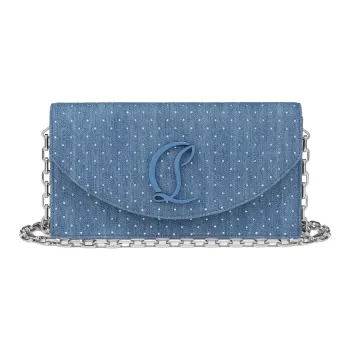 CL LUBOTING Cotton One Shoulder Crossbody Clutches Women's Blue