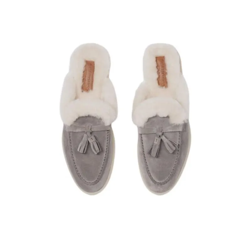 SCAROSSO Lucrezia Suede Mules Women's-3