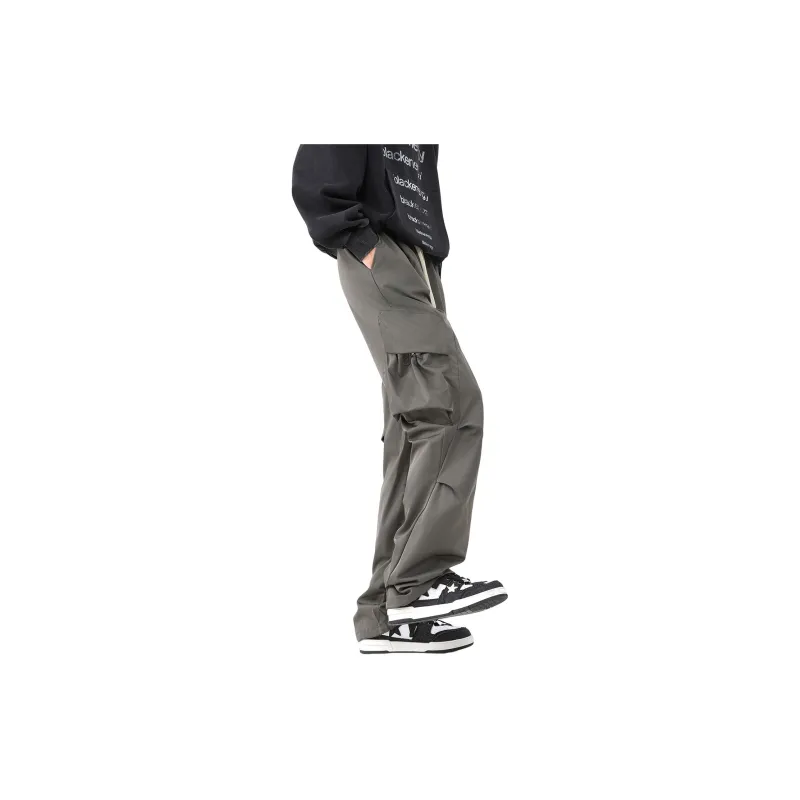 David Bakken Cargo Pants Wide Leg Casual Pants Unisex-13