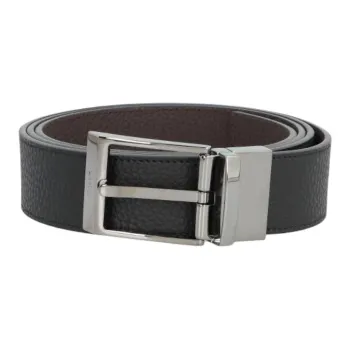 BALLY Shiffie Logo Engraved Reversible Belt