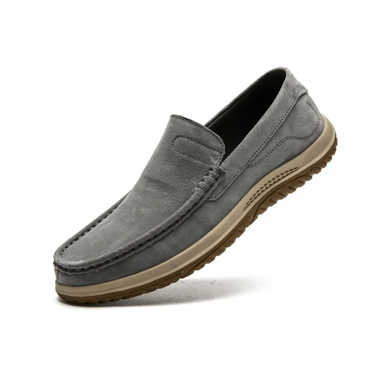King Jinmai Men's Casual Shoes Men Low Top Gray/Sand-2