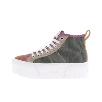 NO NAME Anti Slip Wear Resistant Mid Top Skateboard Shoes Women's Brown