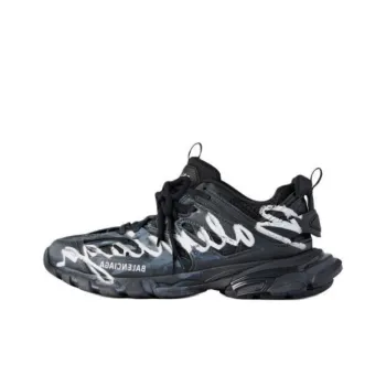 Balenciaga Track Signature Lace Up Sneakers