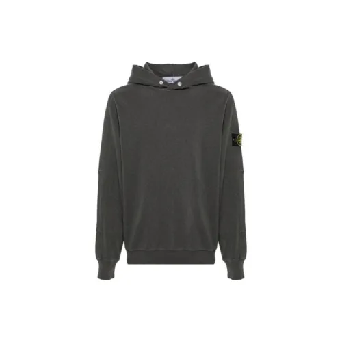 STONE ISLAND Sweatshirts Men Charcoal Gray