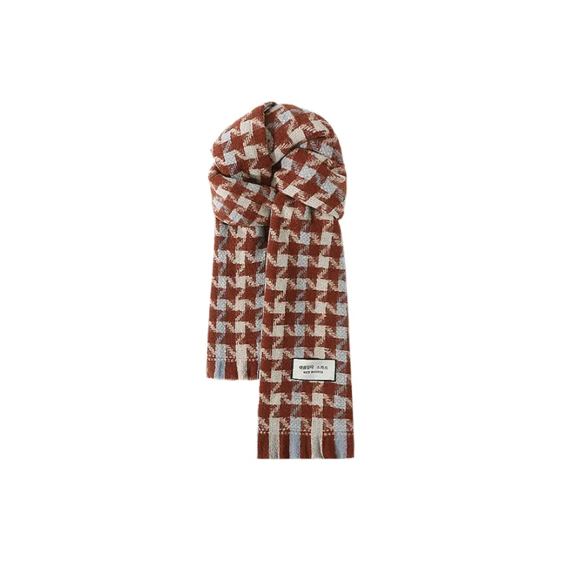 CARTELO Polyester Knit Scarves Unisex-6