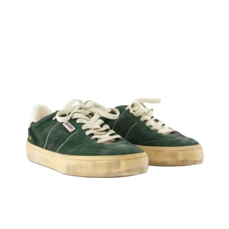 Golden Goose Soul Star Low Top Skateboard Shoes Men's Green-3